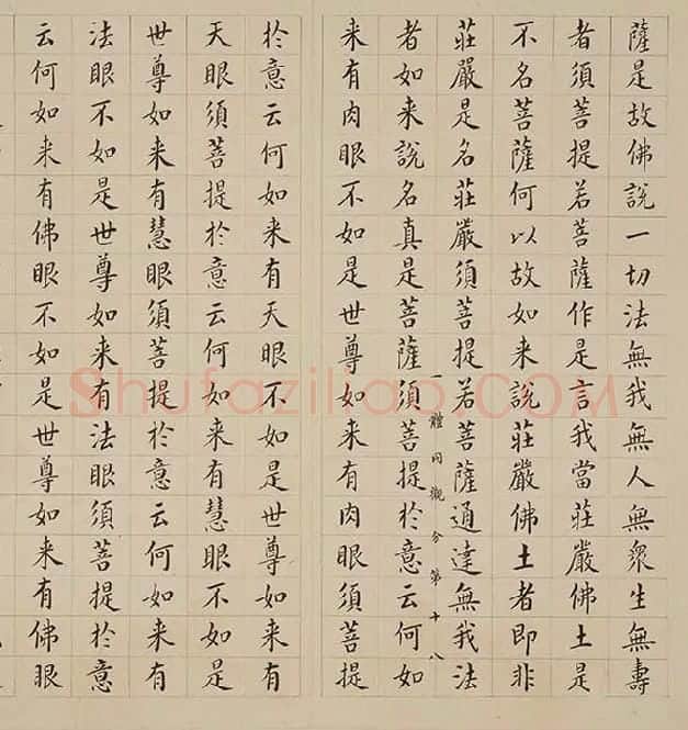 翁方纲小楷《金刚经册》_11