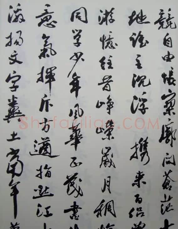郭沫若书法欣赏《毛主席诗词三十七首》 | 毛笔行书字帖
