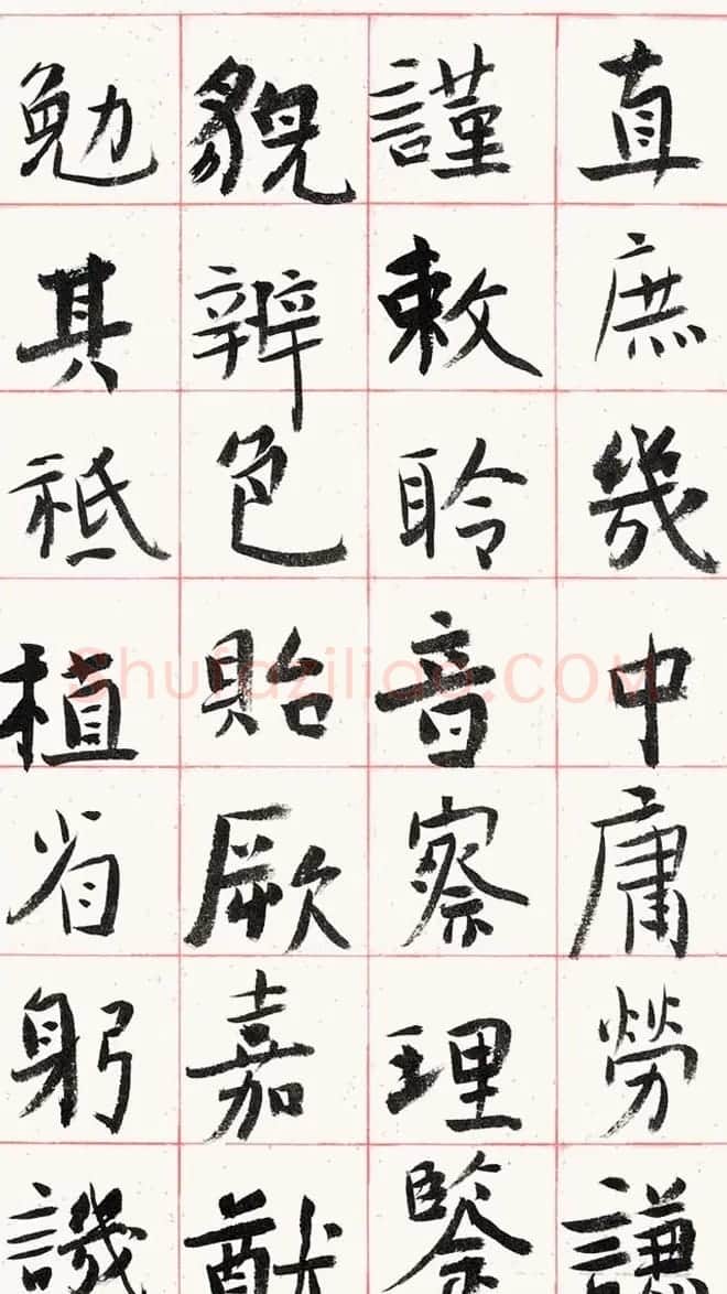 旭宇书法长卷楷书《千字文》 | 毛笔楷书字帖