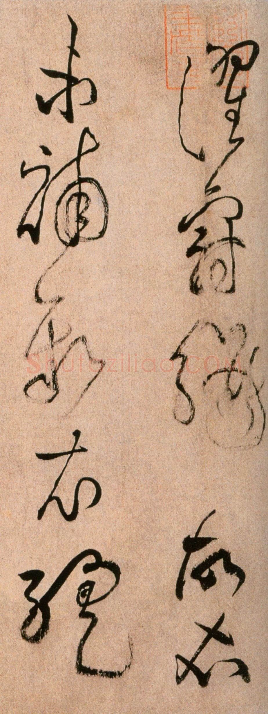 黄庭坚《浣花溪图引卷》纸本草书，35.5×391.4cm 北京故宫博物院藏