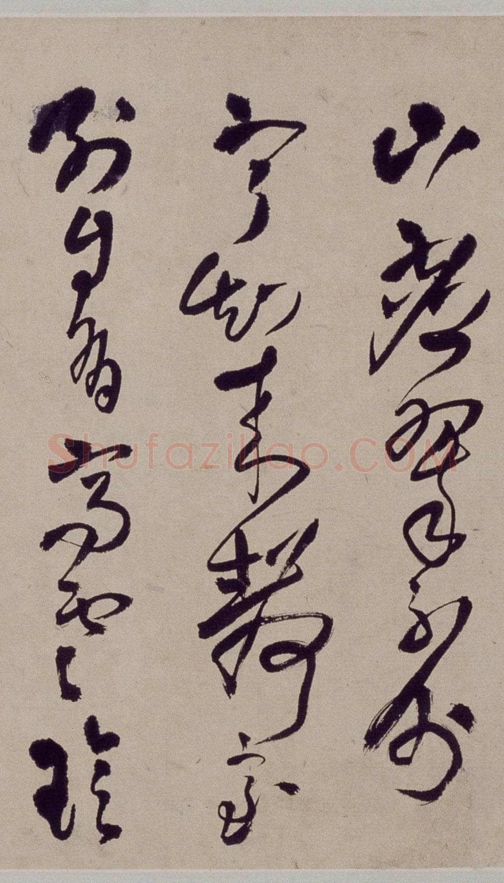 王铎《行草书自作五律五首诗卷》清顺治三年(丙戌1646年)北京故宫博物院藏