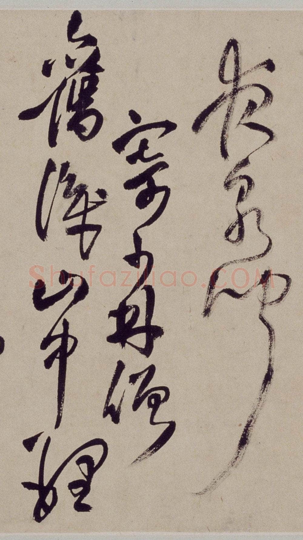 王铎《行草书自作五律五首诗卷》清顺治三年(丙戌1646年)北京故宫博物院藏