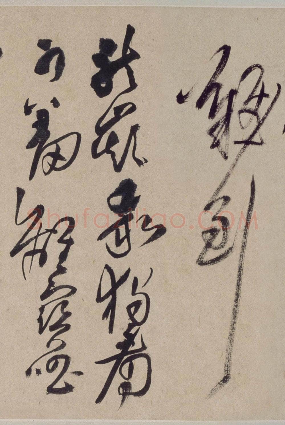 王铎《行草书自作五律五首诗卷》清顺治三年(丙戌1646年)北京故宫博物院藏