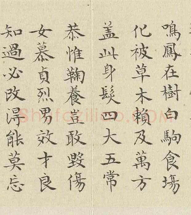 陈邦彦临《智永楷书千文》 (24)