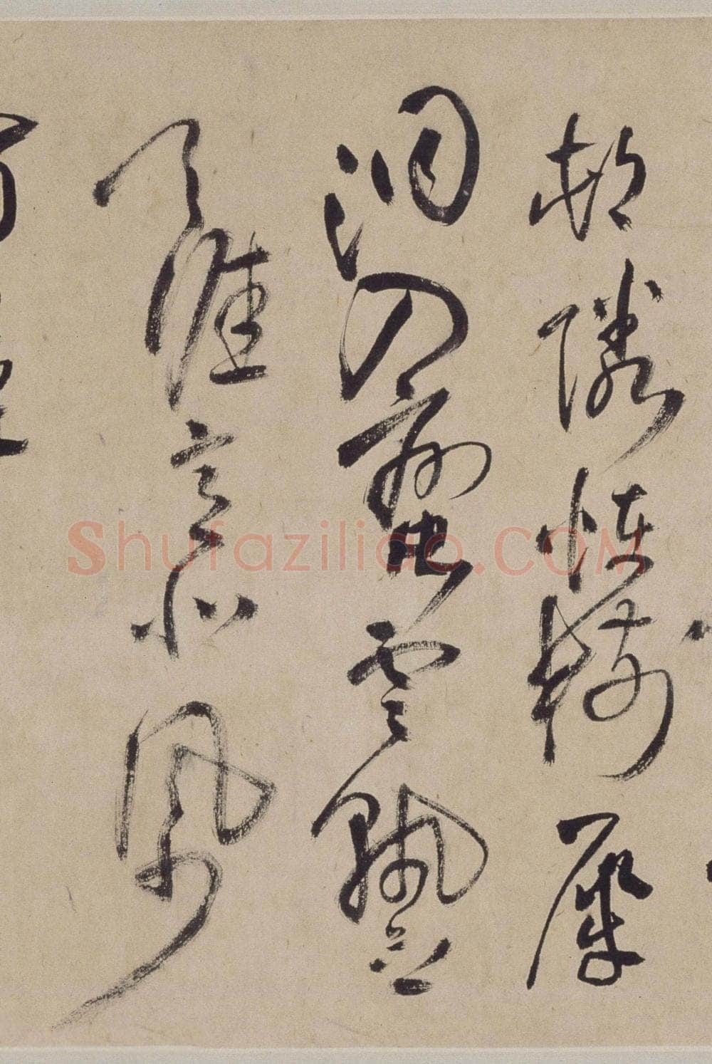 王铎《行草书自作五律五首诗卷》清顺治三年(丙戌1646年)北京故宫博物院藏