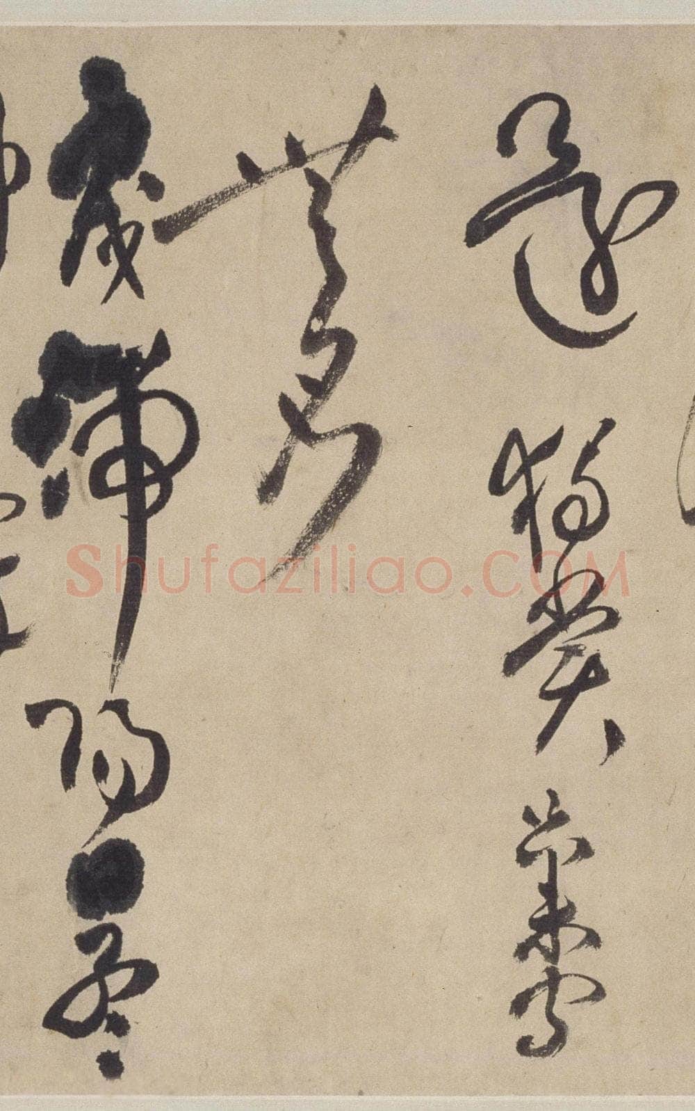 王铎《行草书自作五律五首诗卷》清顺治三年(丙戌1646年)北京故宫博物院藏