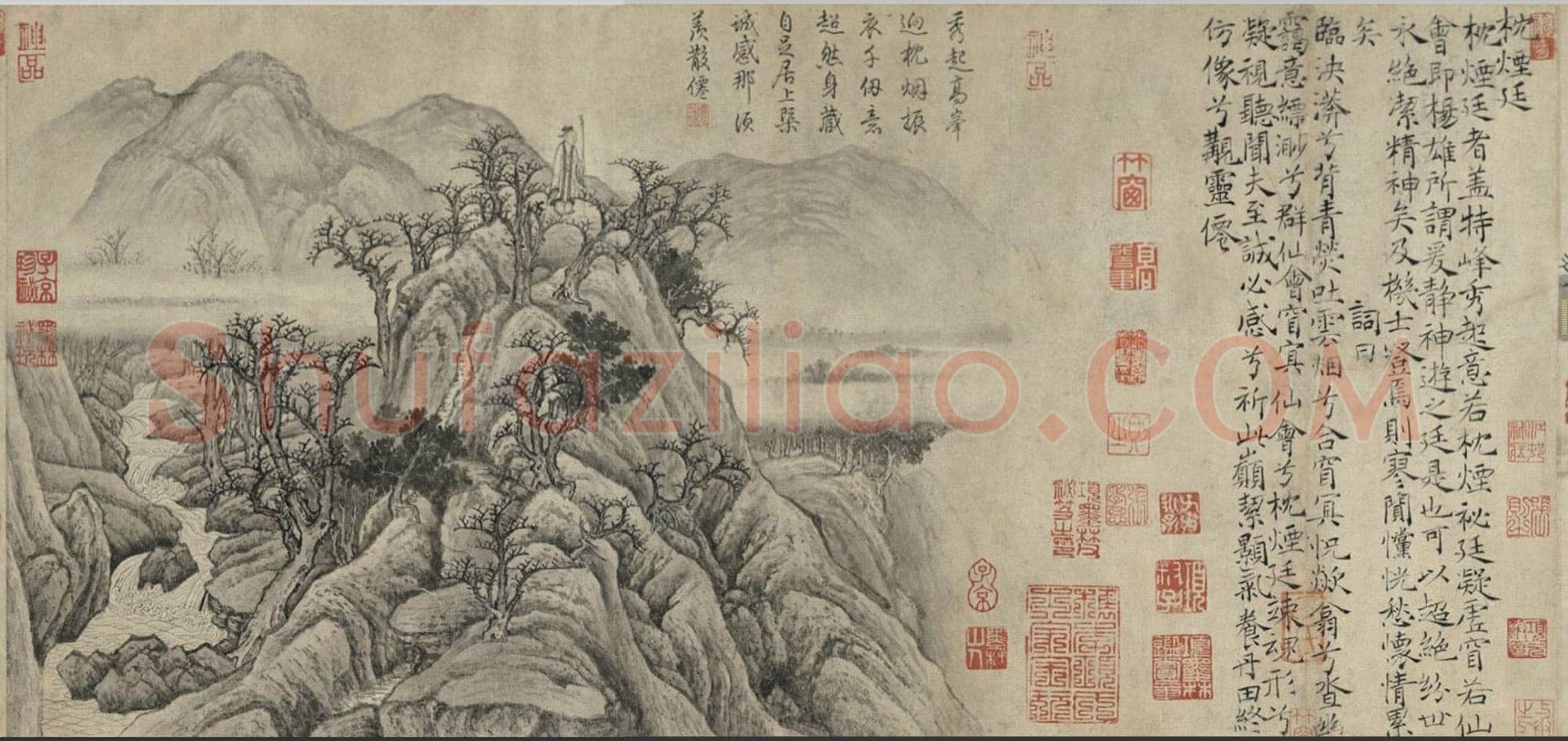 卢鸿《草堂十志图卷》