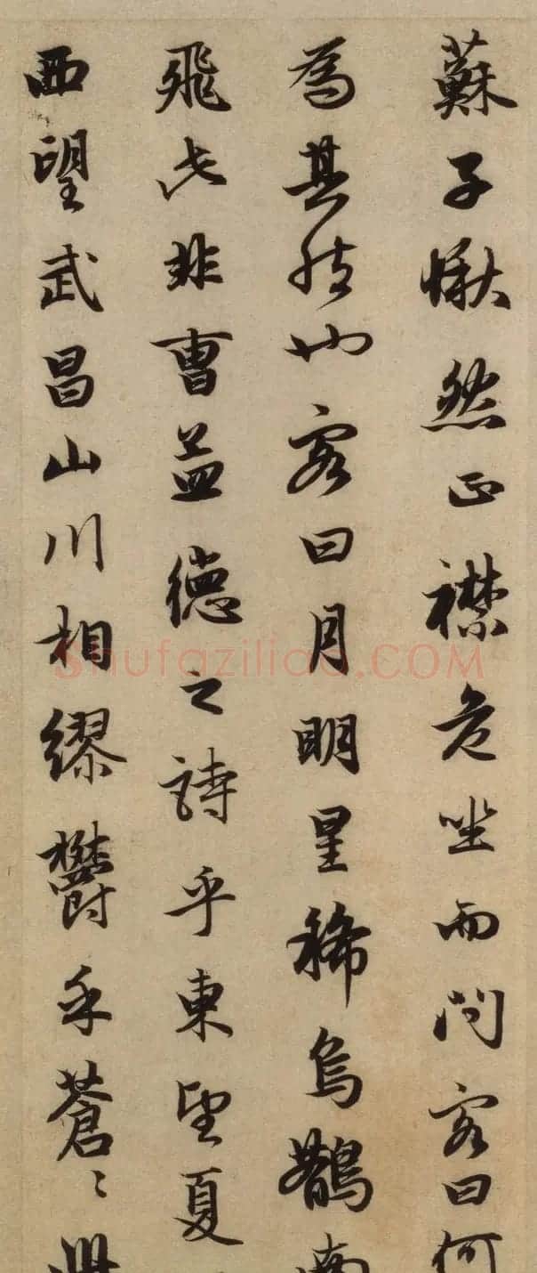 赵孟頫书法作品欣赏《前赤壁赋》 | 书法名家作品欣赏
