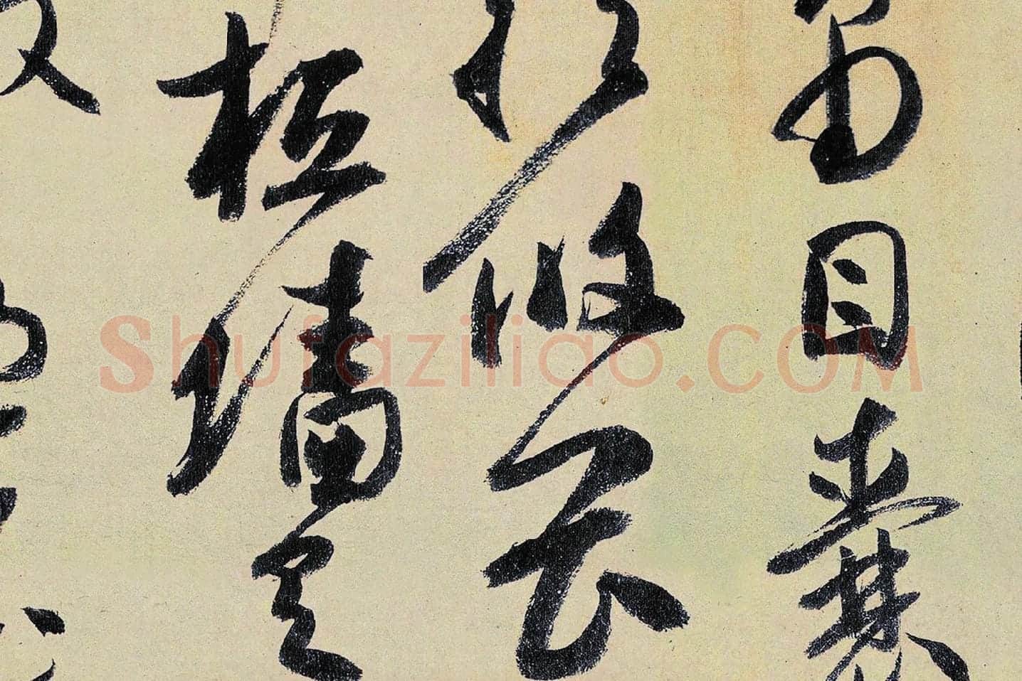 高闲《草书千字文》局部 (2)