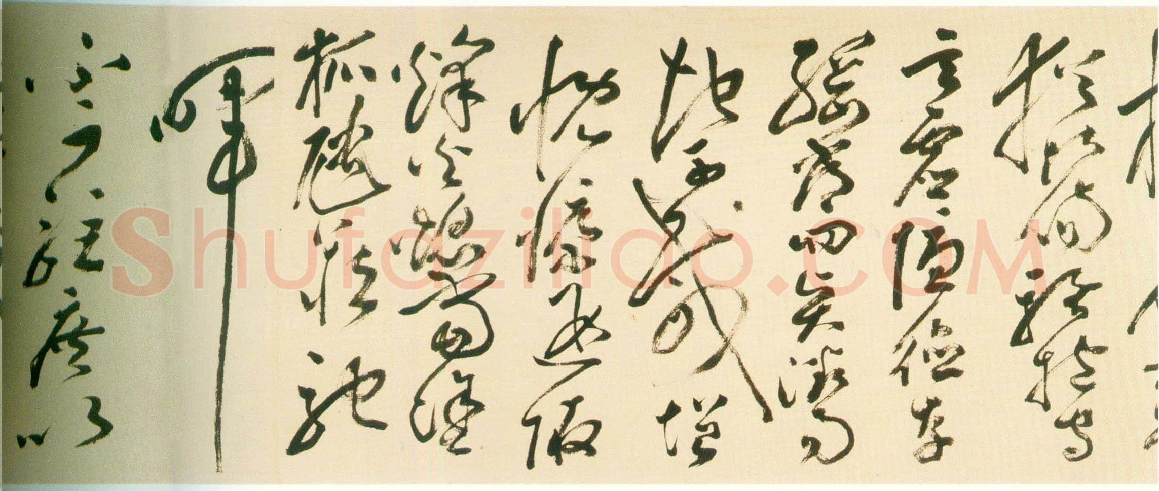 丰坊《草书孤山观梅诗卷》纸本草书 33.4cm×599cm 1565年 天津博物馆藏