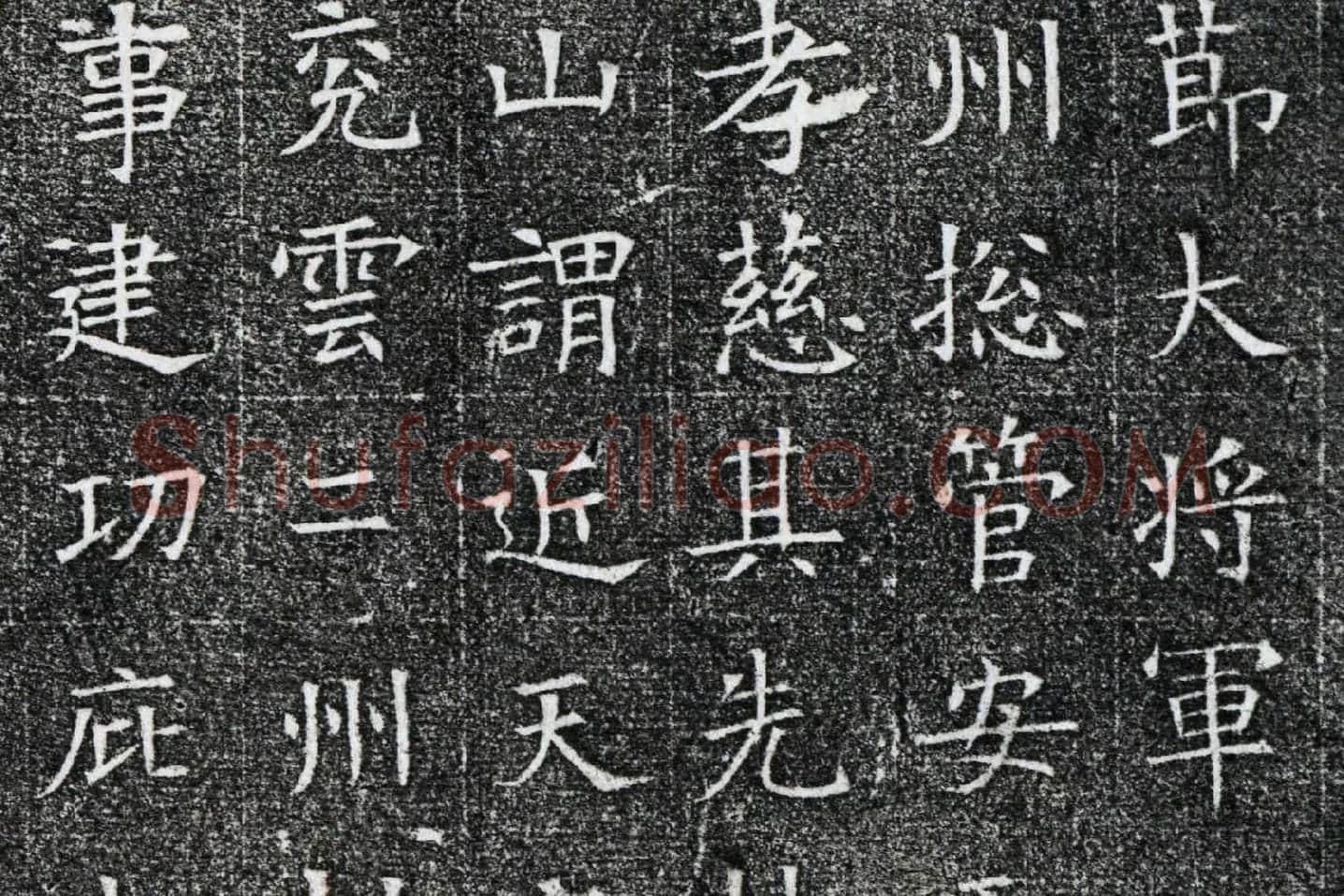 隋代楷书《苏慈墓志铭》局部 (2)