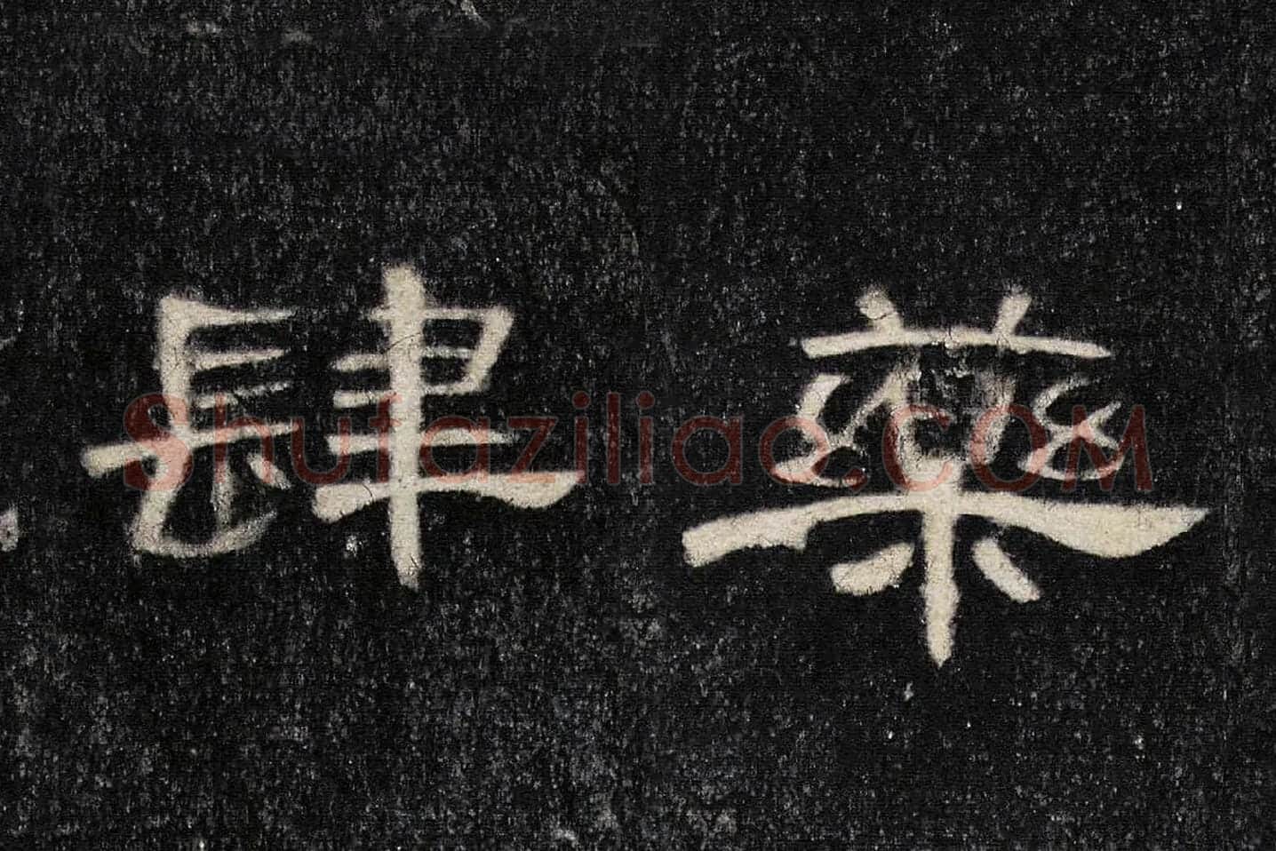 东汉《曹全碑》全碑墨拓超高清局部 (16)