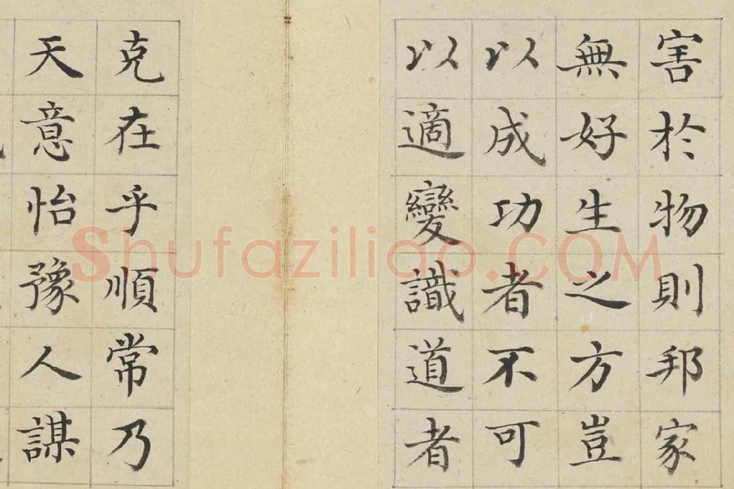 陈邦彦小楷书《唐人赋》局部 (3)