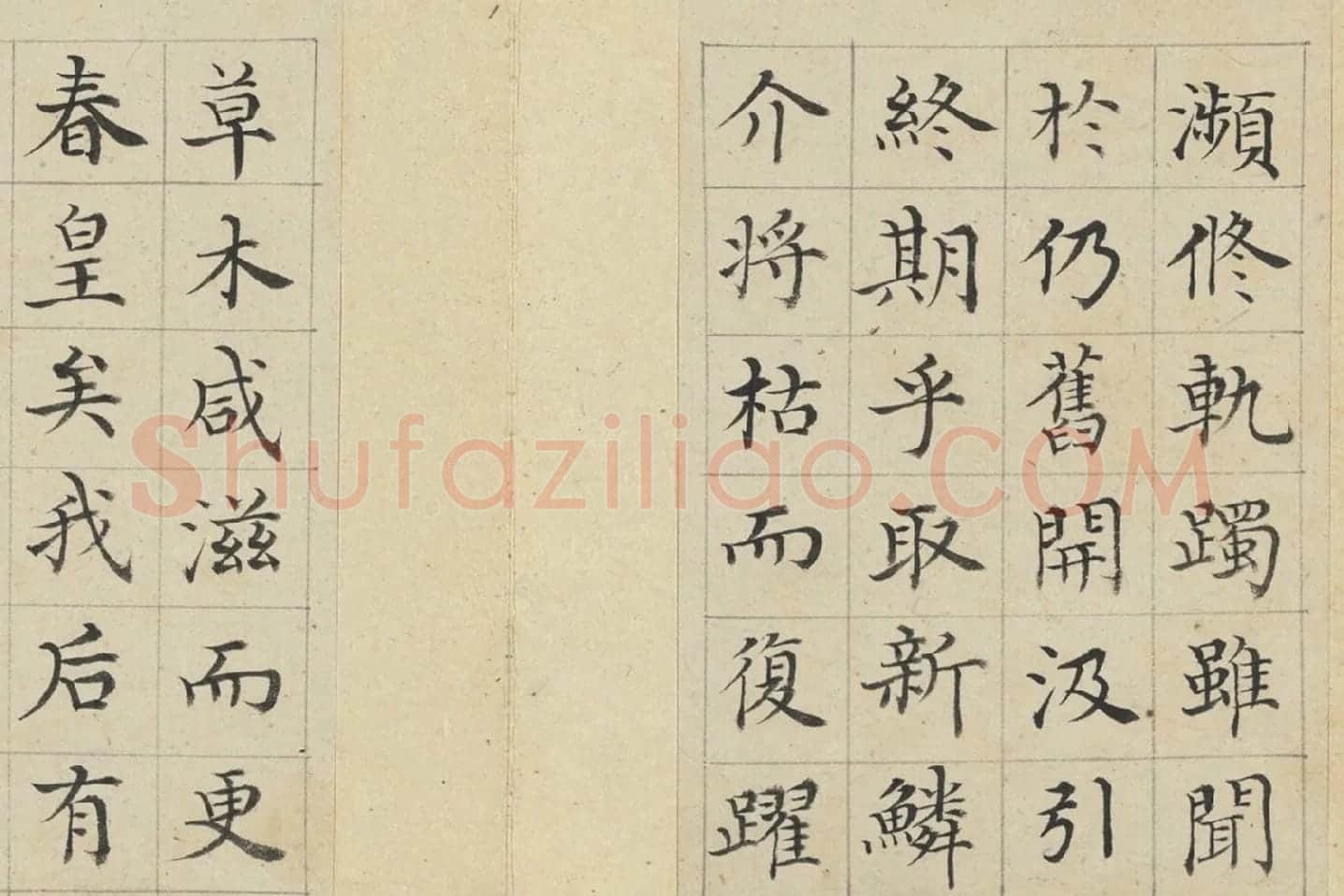 陈邦彦小楷书《唐人赋》局部 (5)