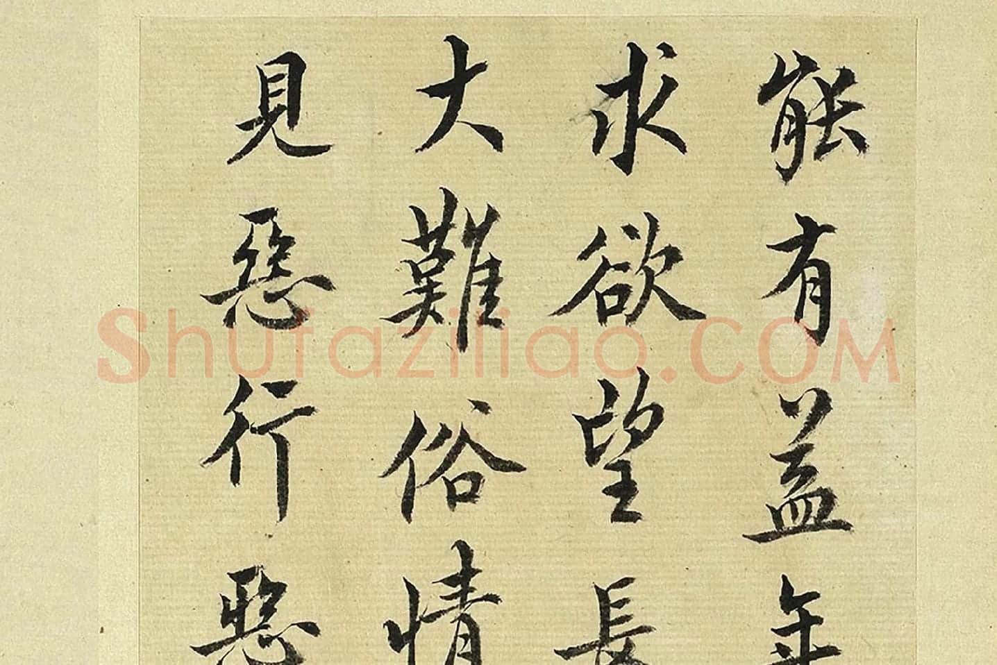 王澍《临欧阳询二帖》局部 (2)