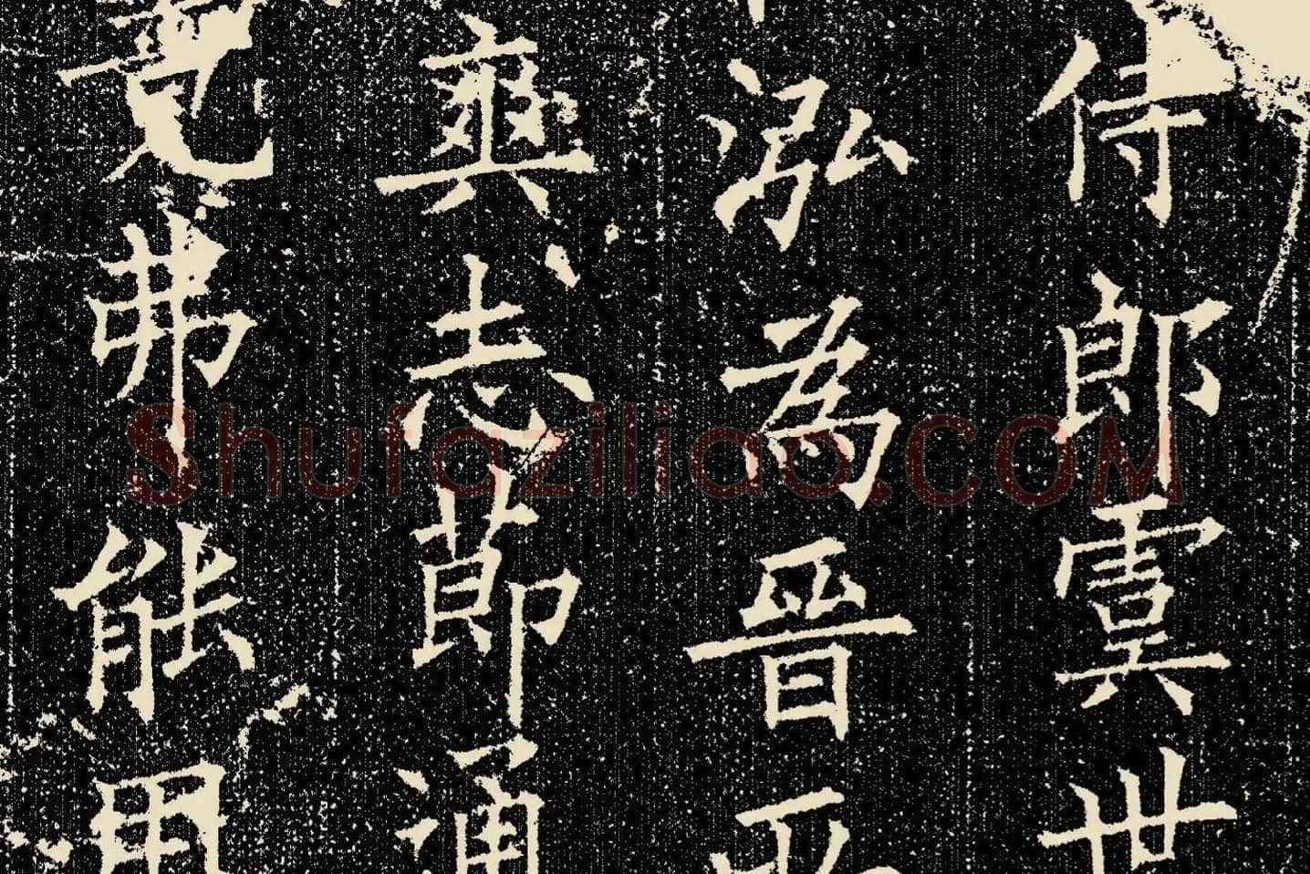 欧阳询楷书《姚辩墓志》局部 (1)