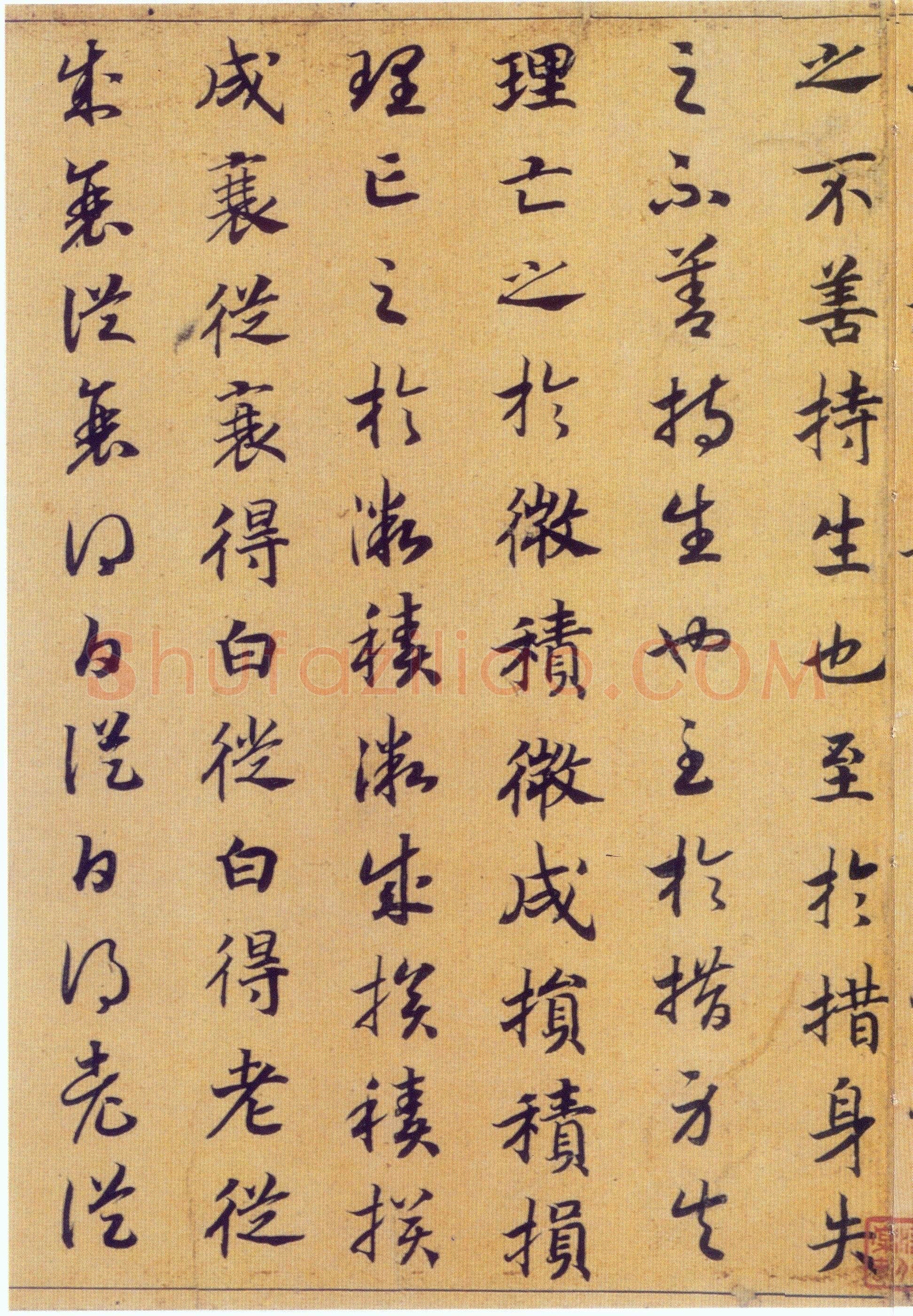 赵构《真草书养生论卷》纸本 23.5×602.8cm 上海博物馆藏