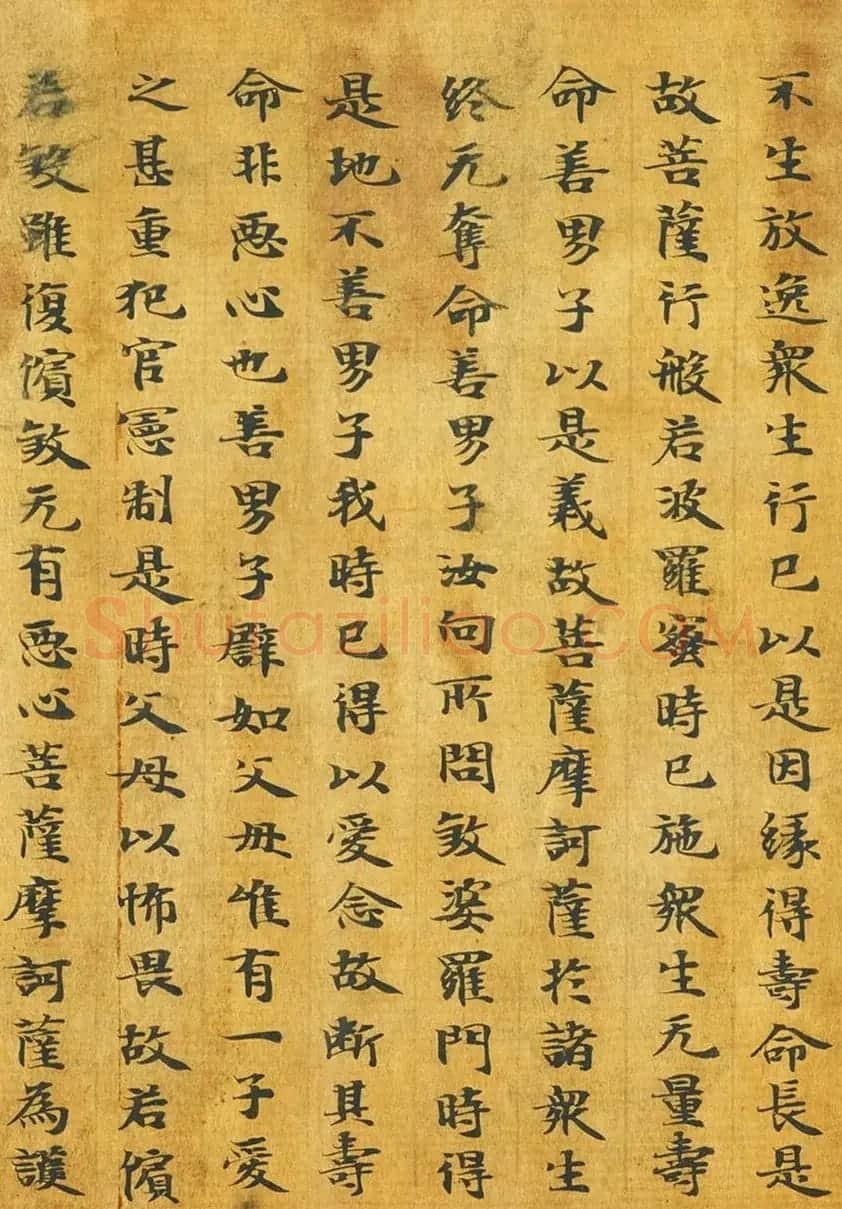 隋代释善藏书写《大般涅槃经卷十六》 | 敦煌写经鉴赏