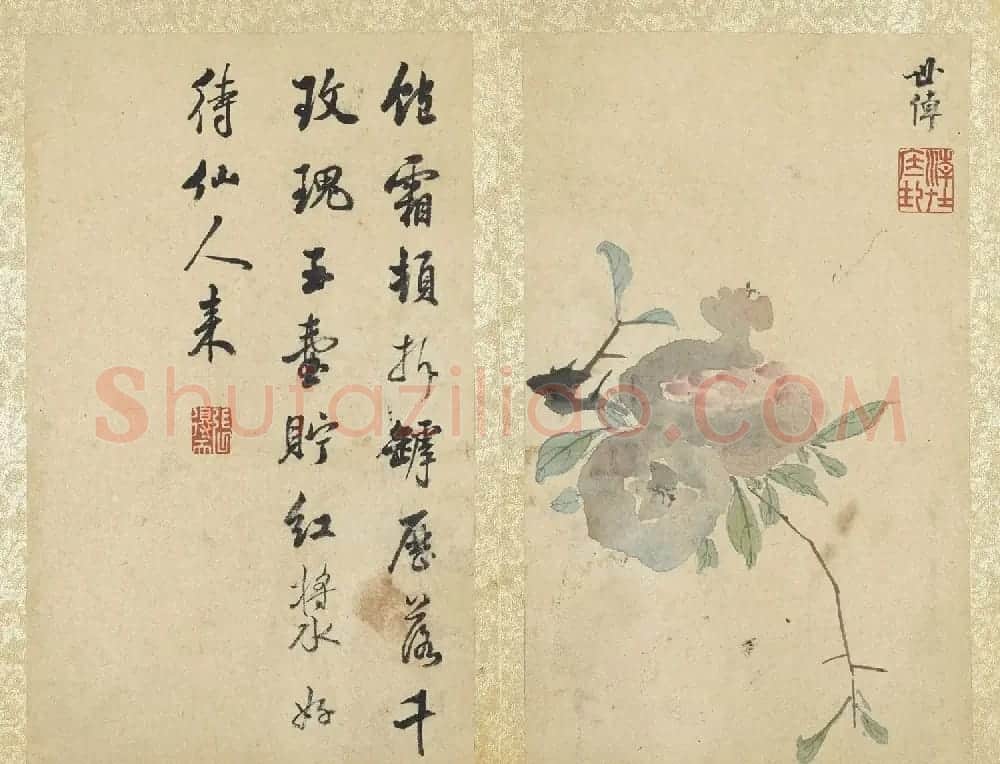 张照行书题李世倬杂画册 | 传世书法作品欣赏