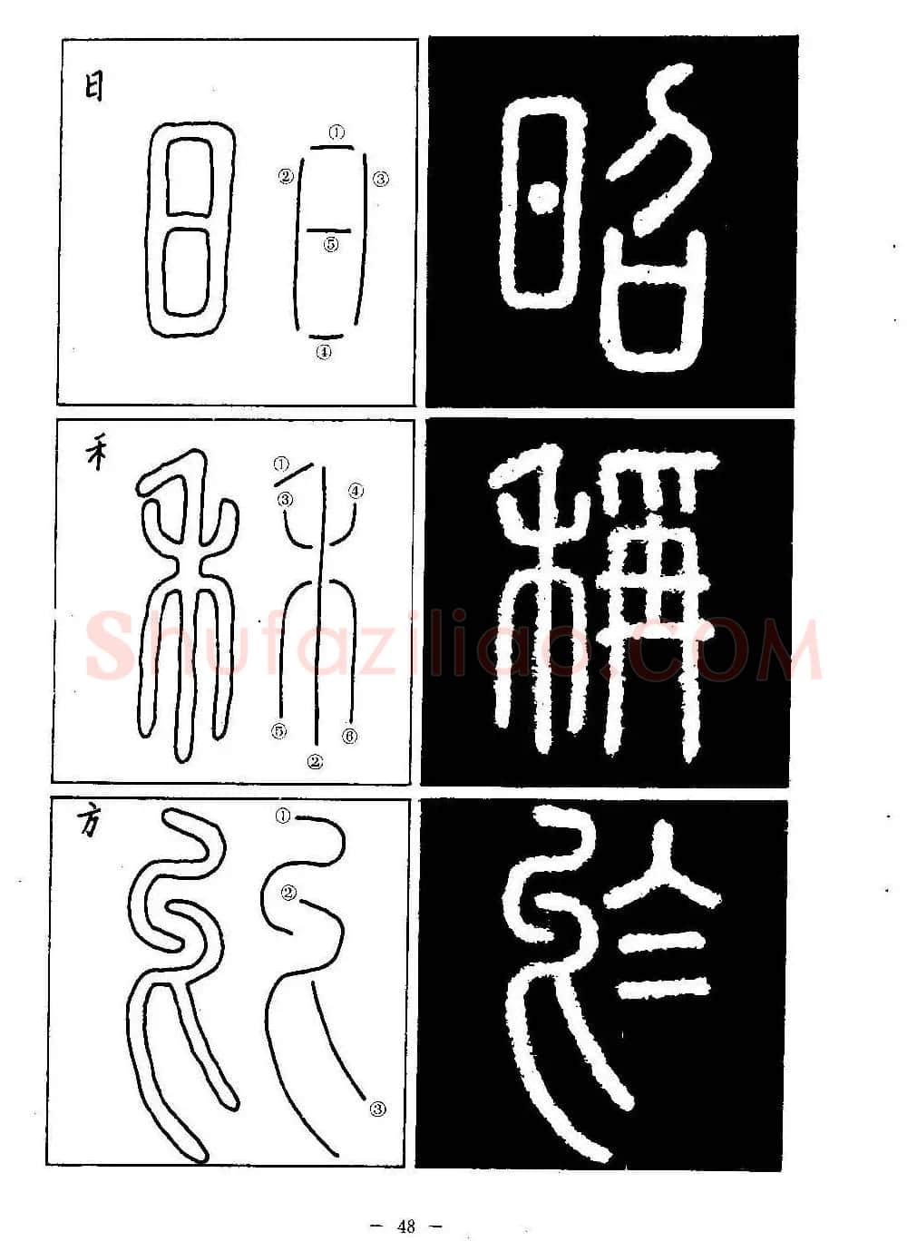 篆书字帖欣赏《秦·泰山刻石》大图 | 软笔篆书字帖
