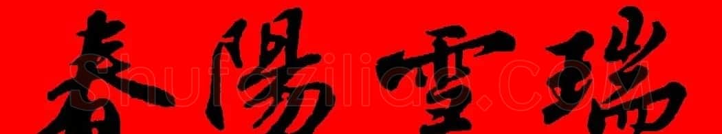 苏轼行书集字春联19副 | 名家书法作品赏析