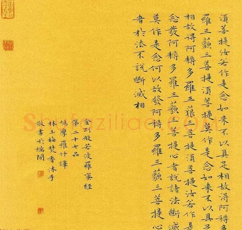 漳州市女书法家林玉梅小楷金刚经 | 书法作品赏析