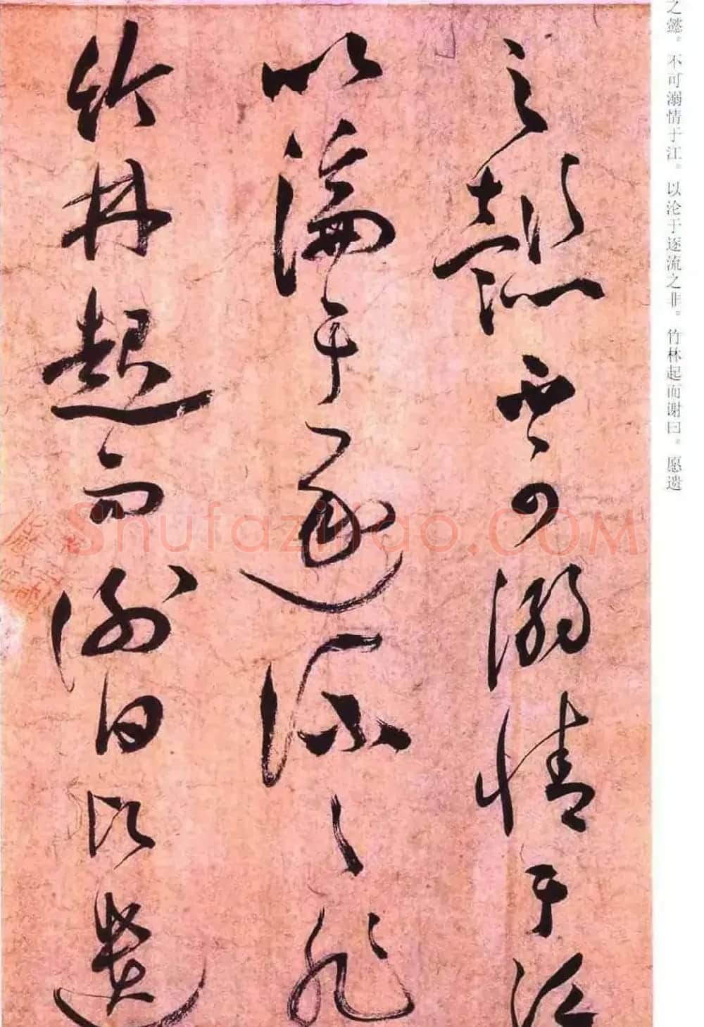 祝允明草书书法赏析《云江记》 | 名家书法作品赏析
