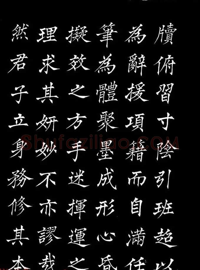 姜东舒中楷字帖欣赏《书谱》 | 毛笔楷书字帖