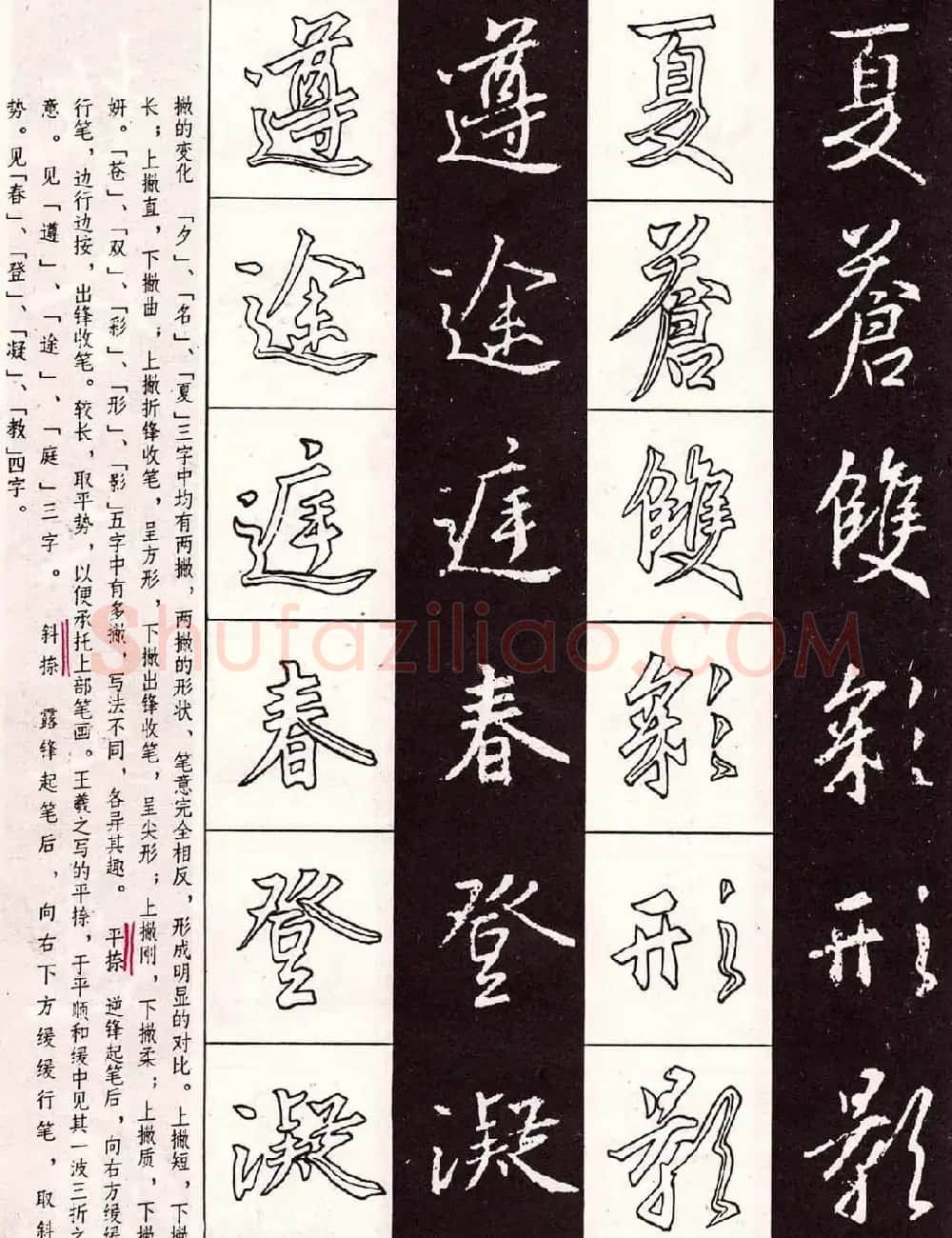 字帖分享:《王羲之圣教序及其笔法》 | 毛笔行书字帖