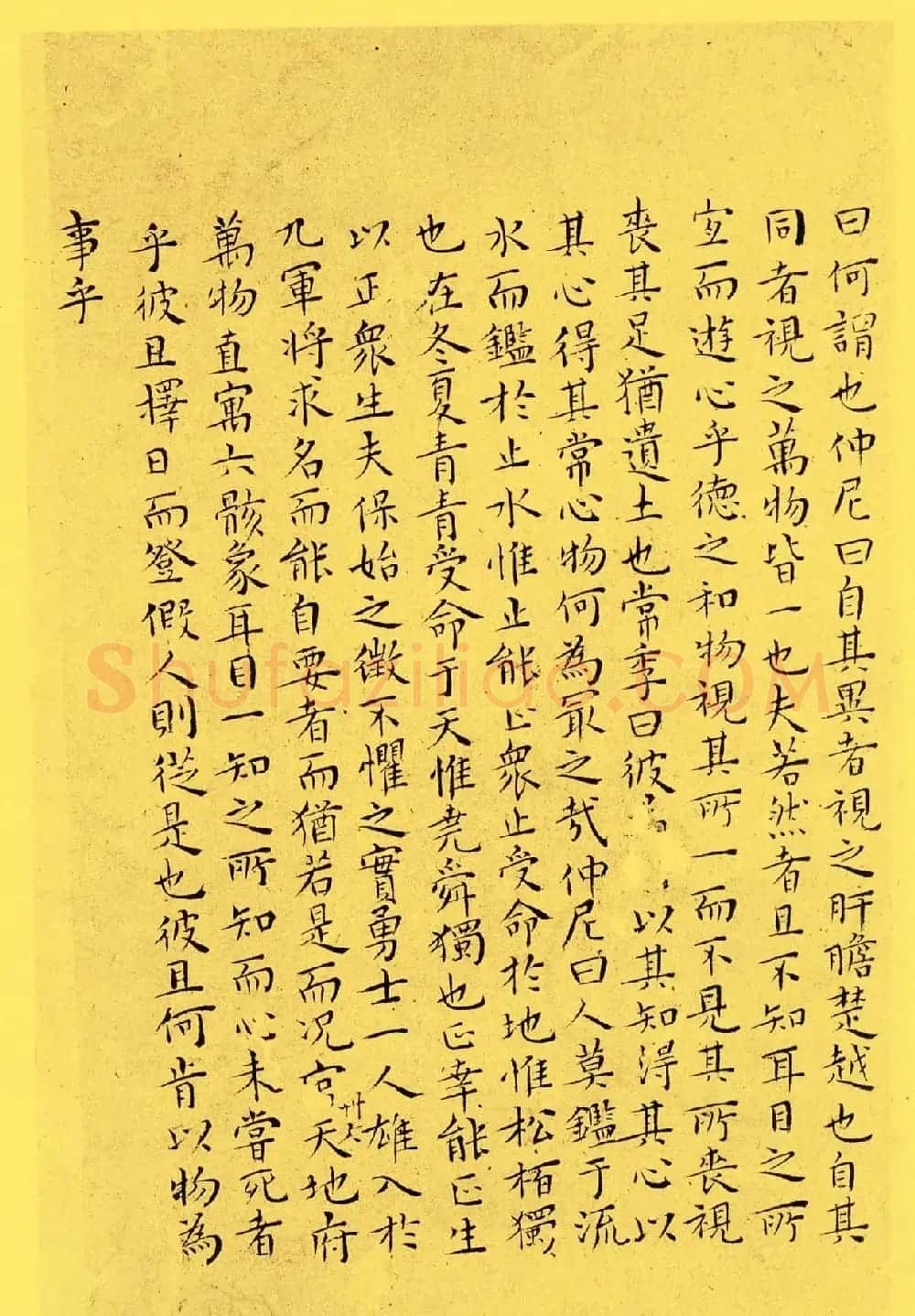 明代书法家王宠小楷欣赏《南华真经内七篇》 | 书法名家作品欣赏