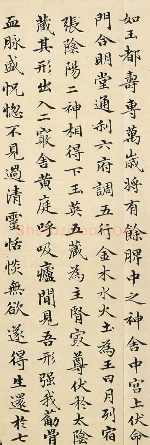 赵孟頫48岁小楷临《黄庭经》 | 书法名家作品欣赏
