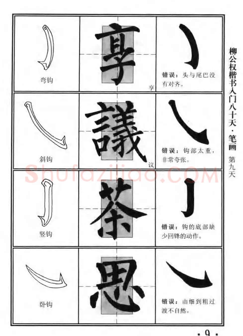 书法教程字帖《柳公权楷书入门80天》 | 软笔楷书字帖