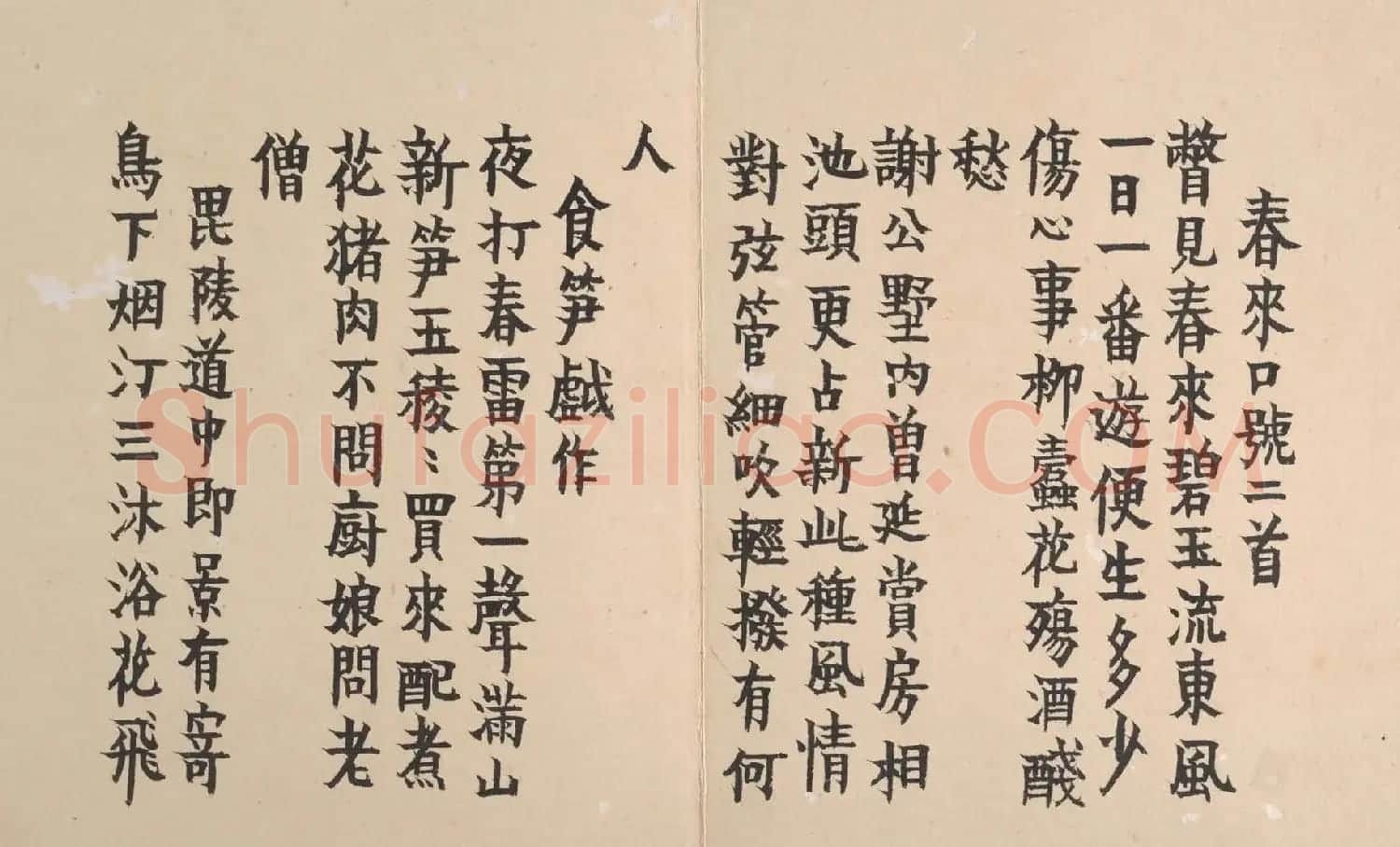 金农书法册页欣赏《近作三十八首》大图 | 软笔书法作品
