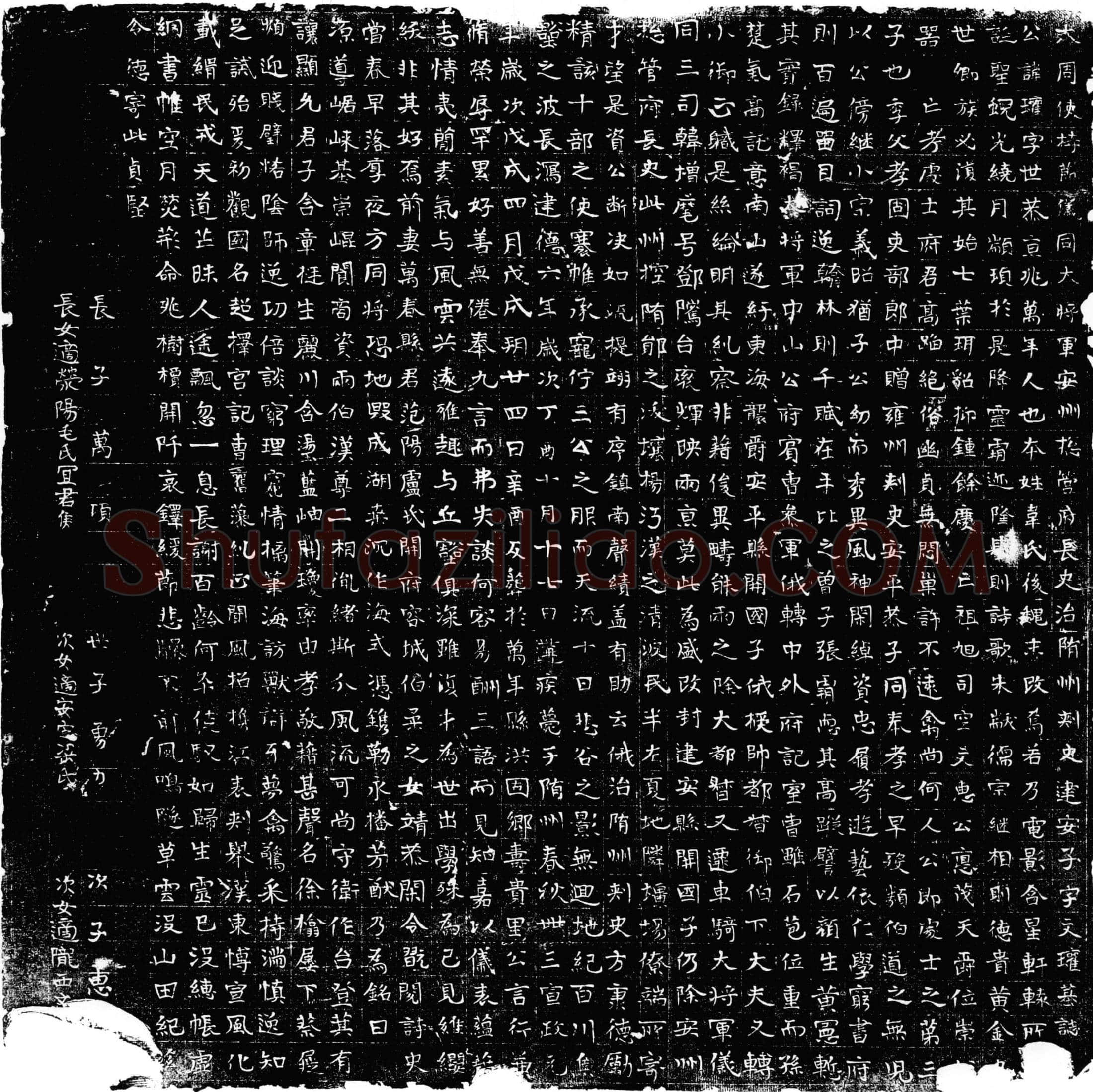 北朝宇文瓘墓誌(大周使持节仪同大将军安州总管府长史治随州刺史建安子宇文瓘墓誌)