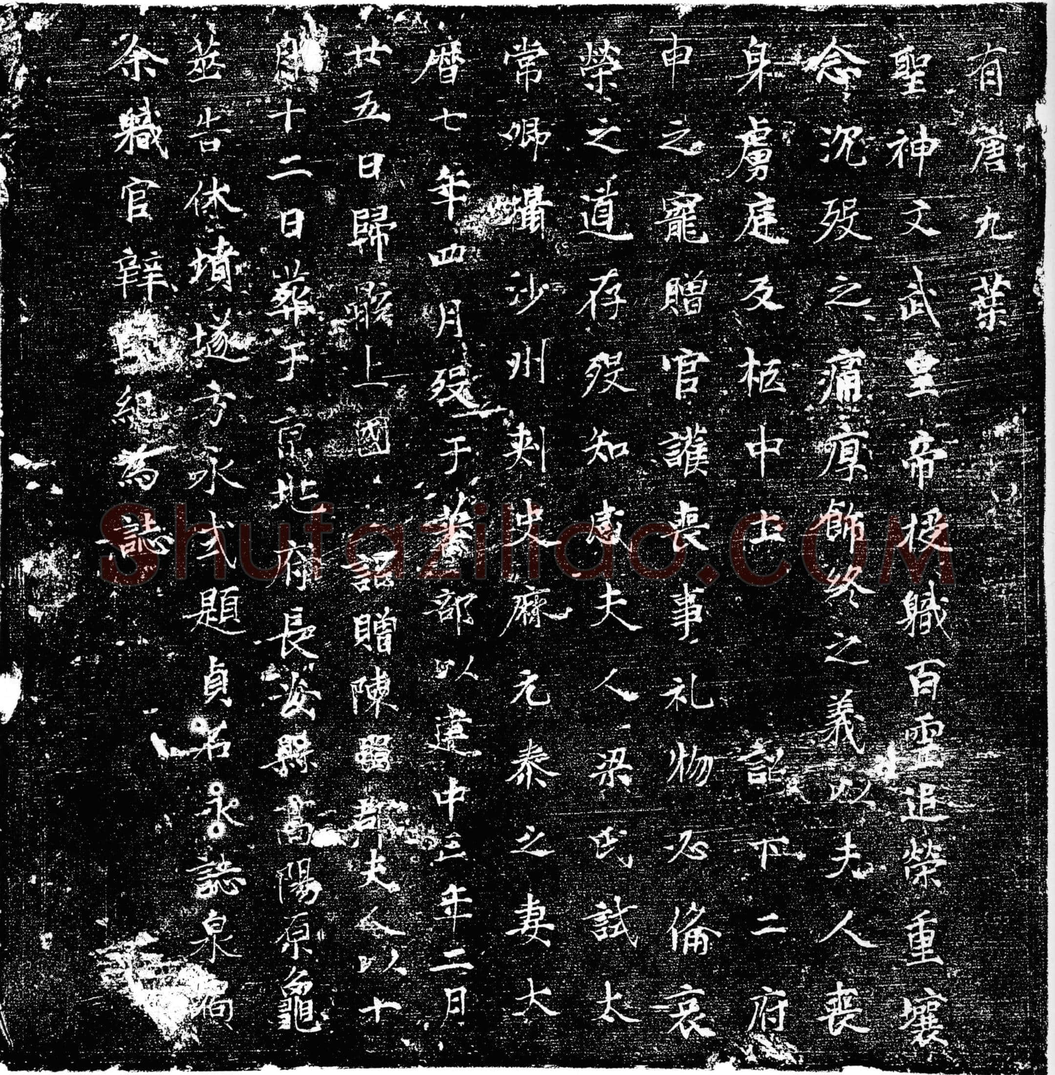 唐 麻元泰妻梁氏 墓誌