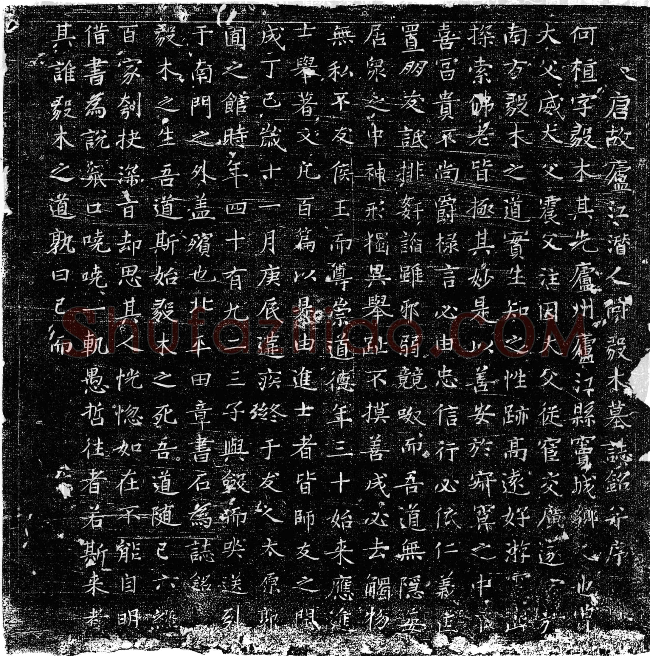 唐何植墓誌(大唐故庐江潜人何毅木墓誌铭并序)