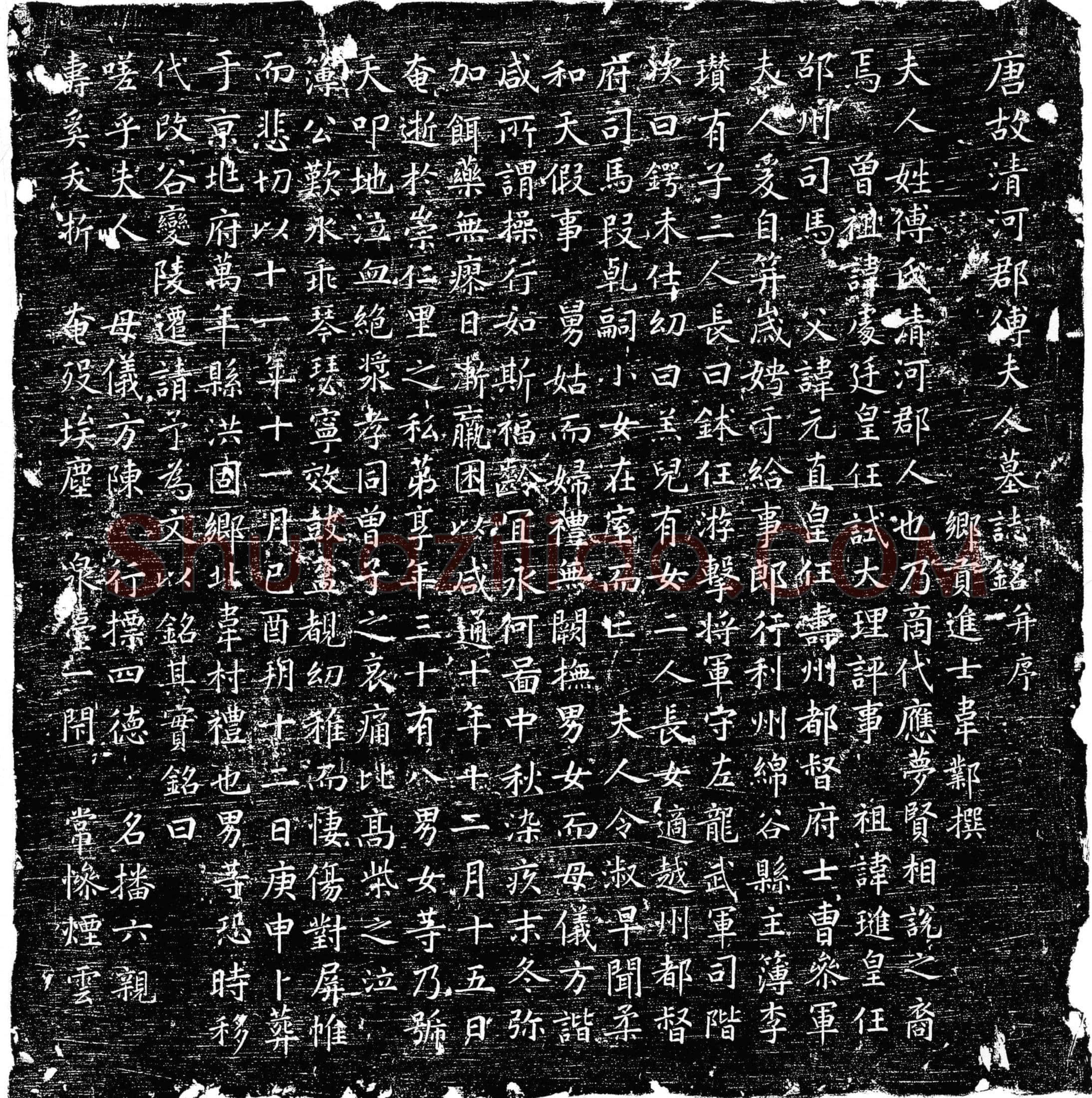 唐 李瓒夫人傅氏 墓誌