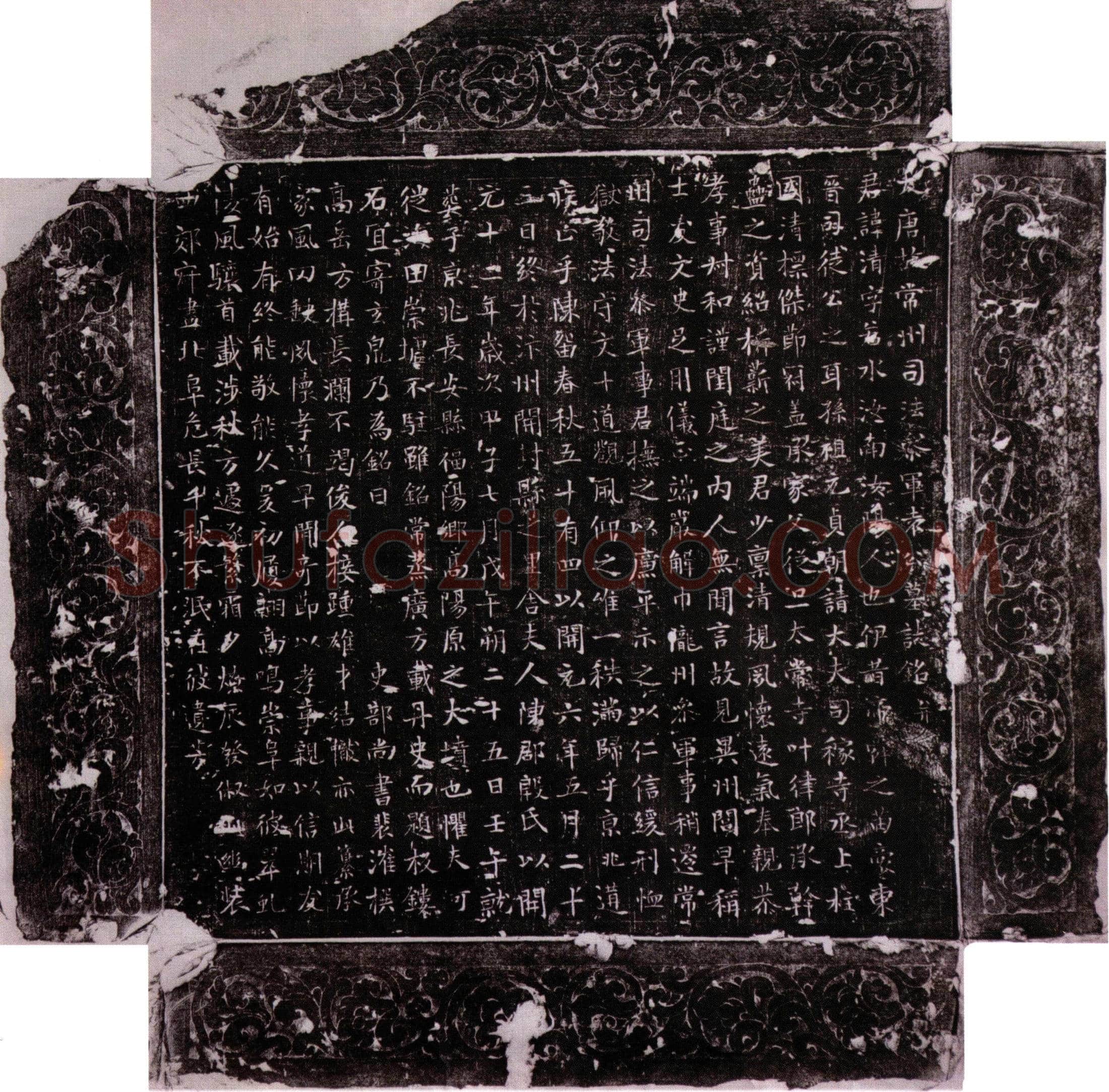 唐袁清墓誌(大唐故常州司法参军袁公墓誌铭并序)