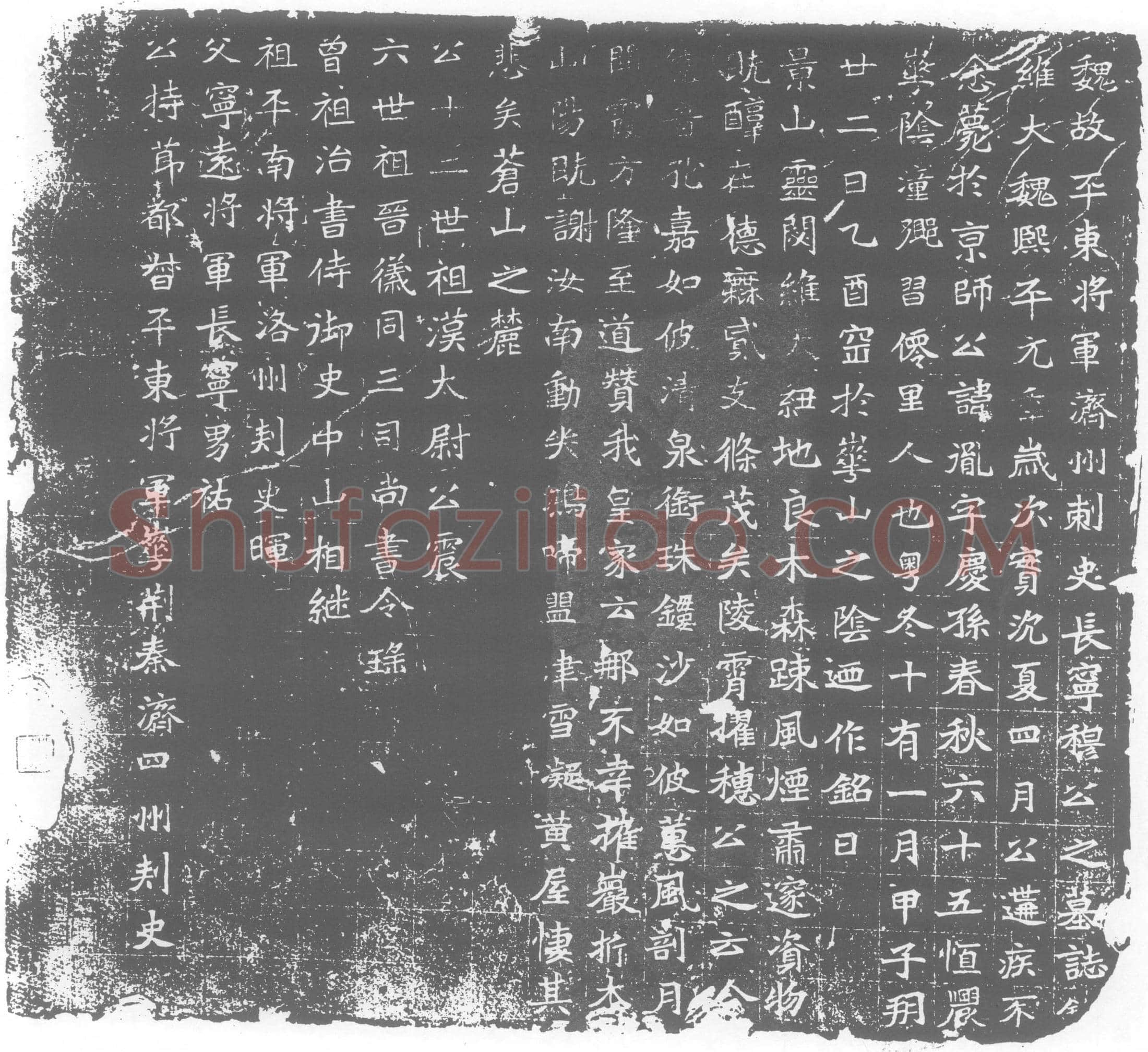 北朝 杨胤 墓誌