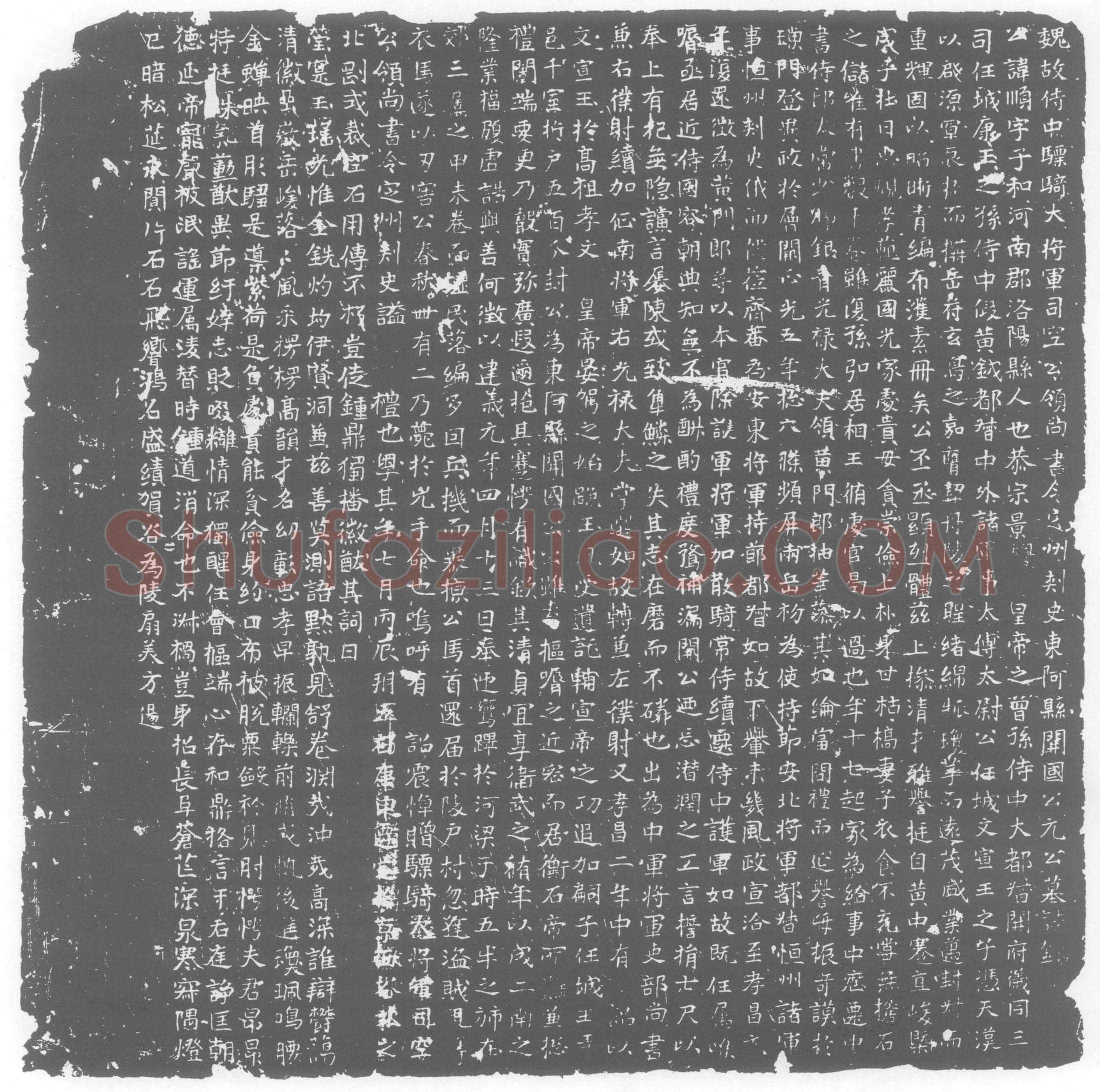 北朝元顺墓誌(魏故侍中骠骑大将军司空公领尚书令定州刺史东阿县开国公元公墓誌铭)