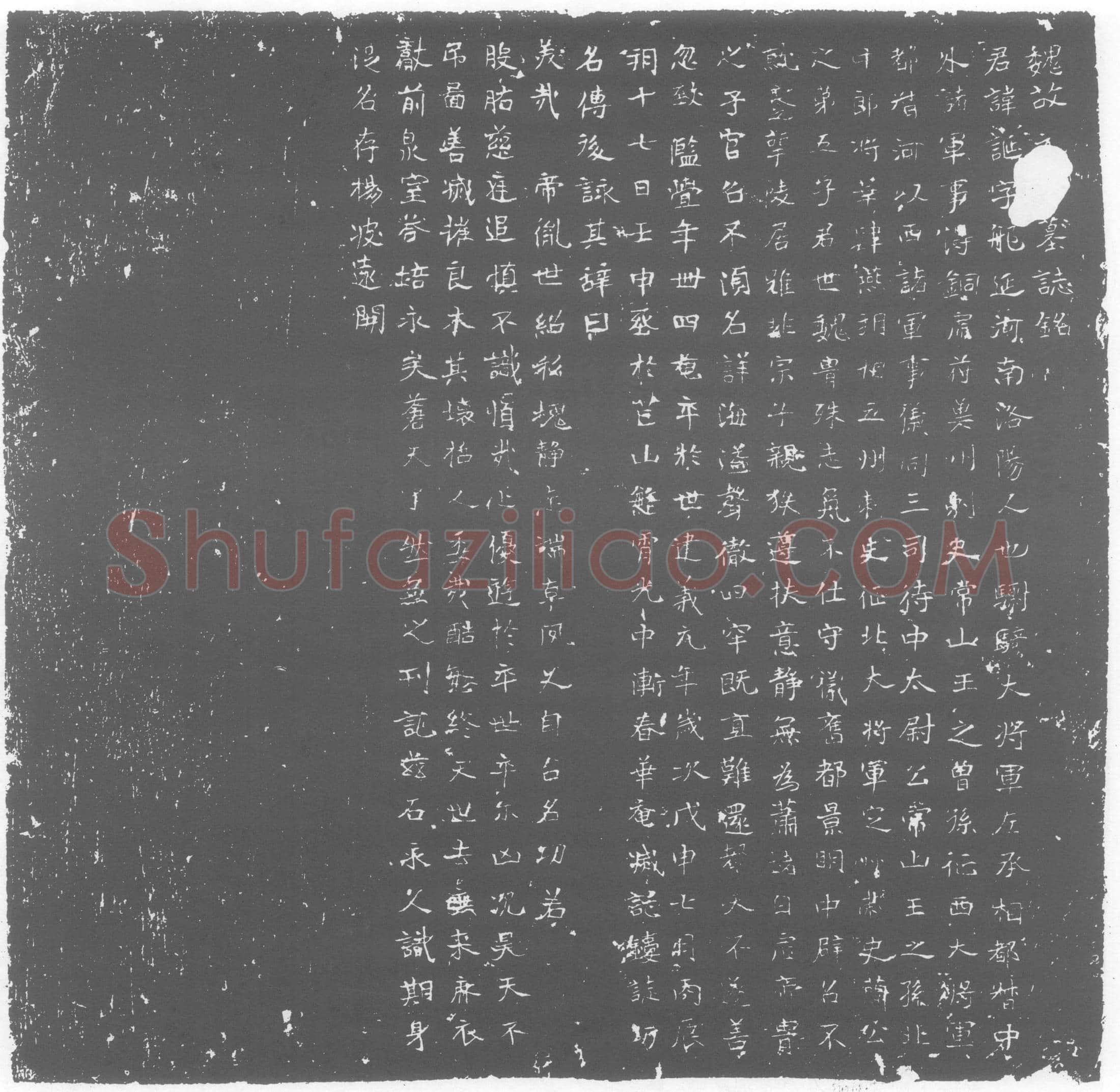 北朝元诞墓誌(魏故元君墓誌铭)