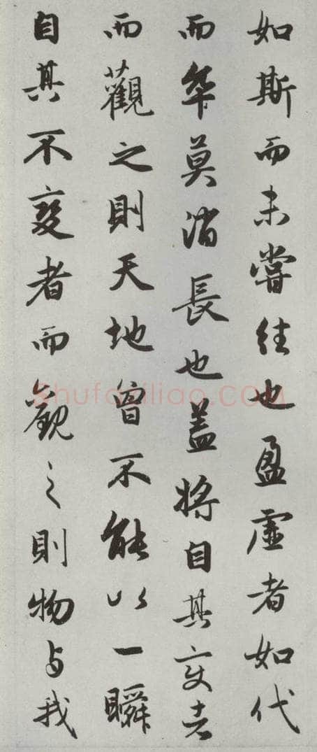 元朝 赵孟俯 《赤壁二赋》之九 书法作品