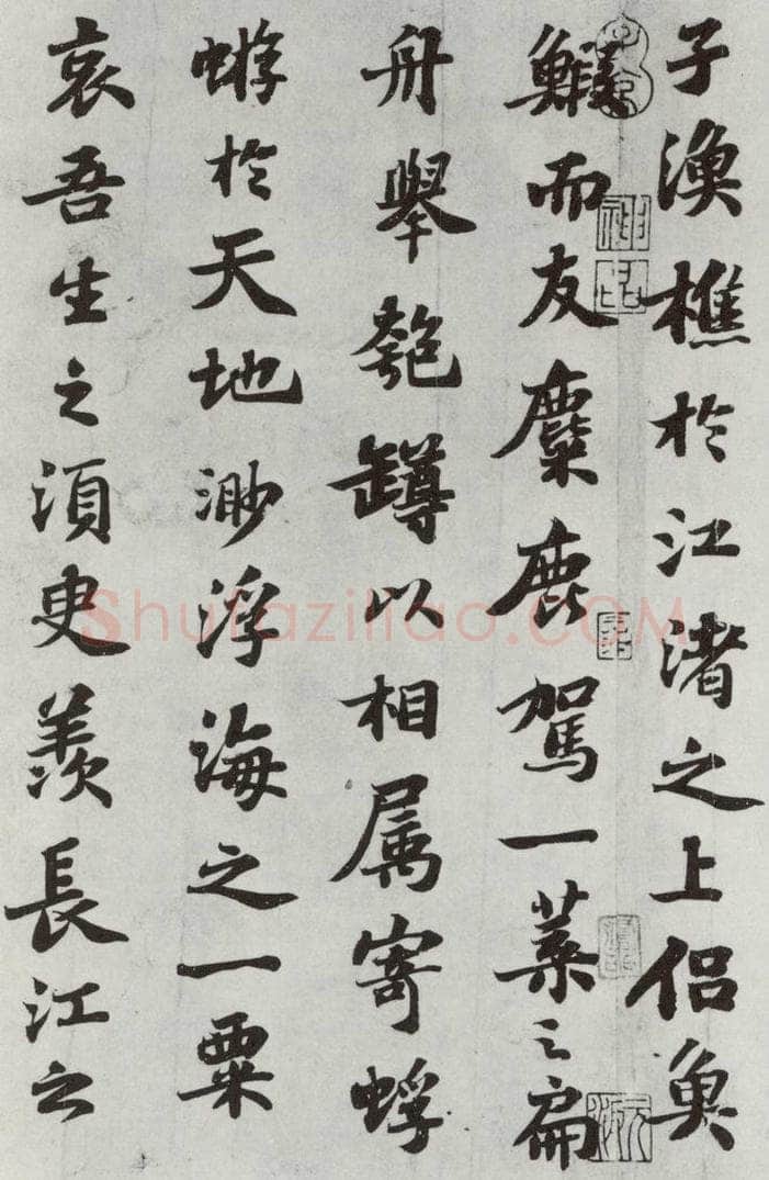 宋 苏轼 前赤壁赋之八 书法作品