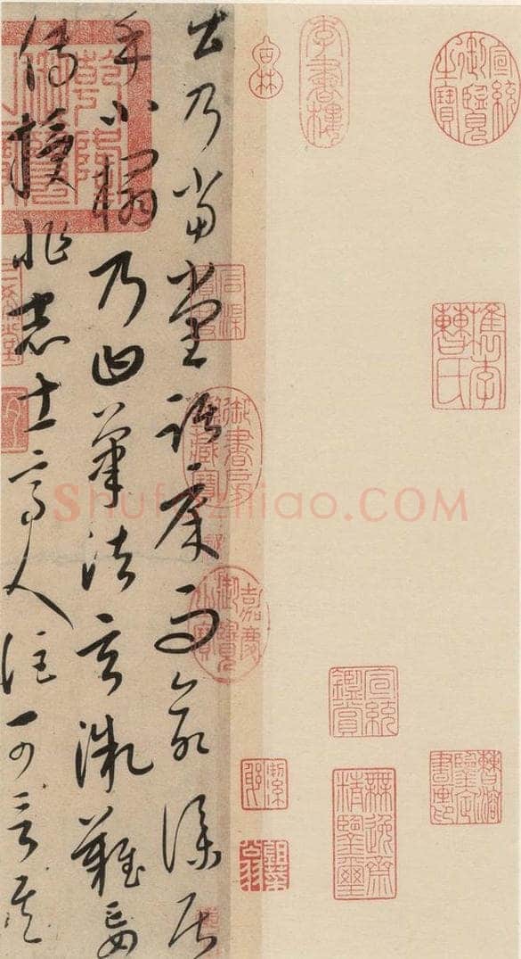 元代 康里巙 康里巙巙.张旭笔法记之一 书法作品