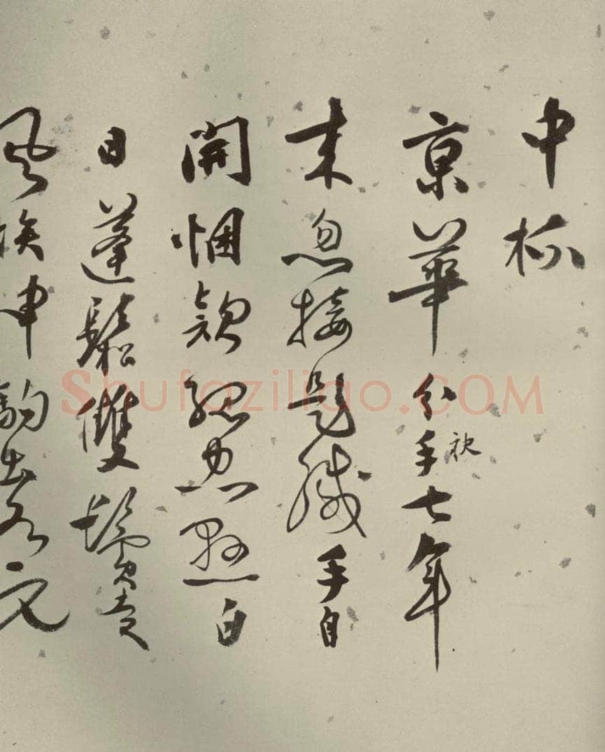 明代 张弼 《杂书》之十八 书法作品