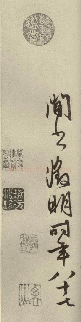 公元1556年明代 文征明 《赤壁赋》之二十二 书法作品