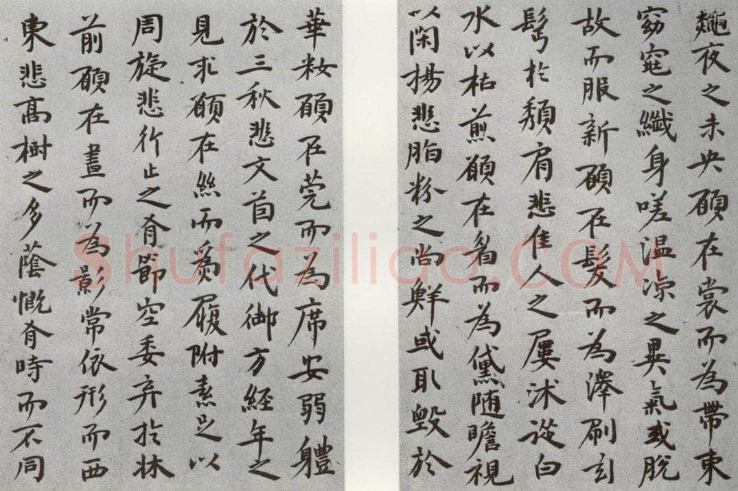 明代 祝允明 《陶渊明闲情赋》之二 书法作品