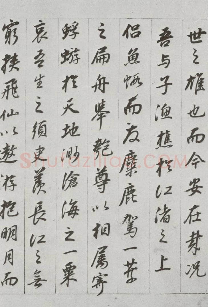 明代 董其昌 《前后赤壁赋》之五 书法作品