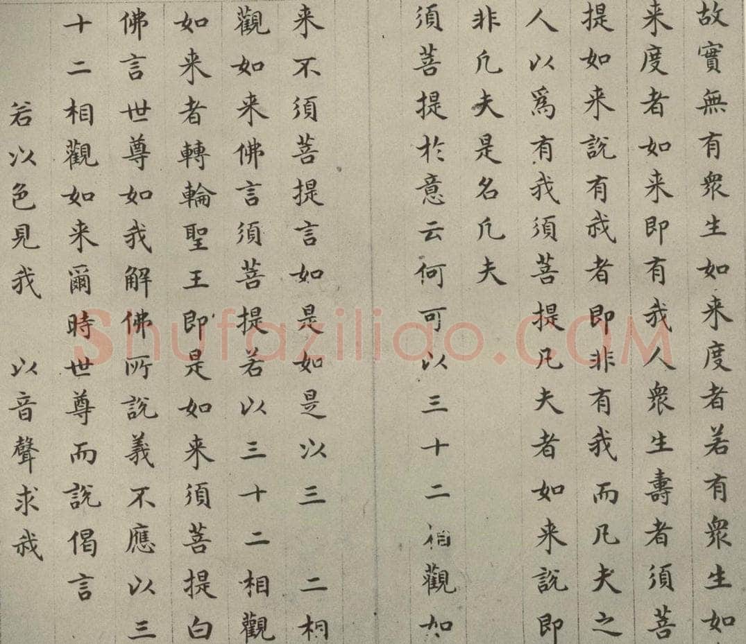 明 文震孟 金刚般若波罗蜜经 （26） 书法作品