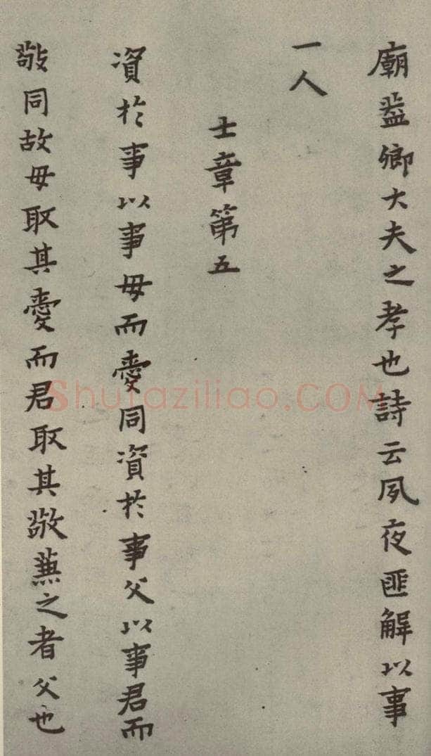 明 蔡玉卿 孝经 （6） 书法作品